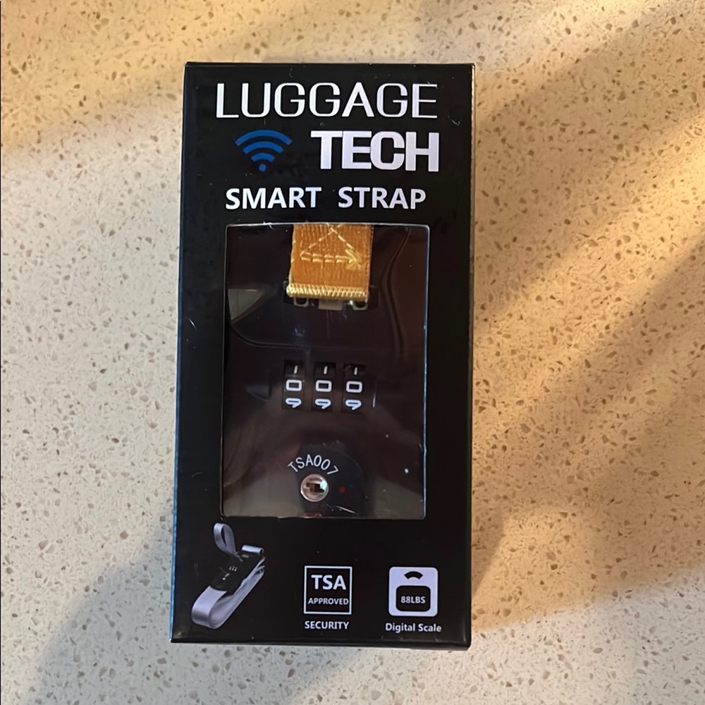 Smart Strap with Digital Scale - Black and Gold